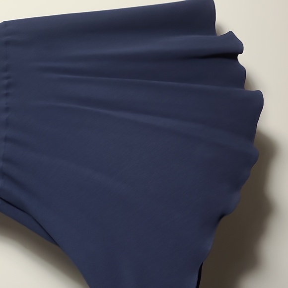 THEYSKENS' THEORY' Silk Midnight Blue Mini Dress Size US 6 EUR 40 - Picture 11 of 16